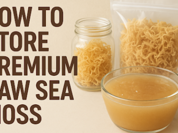 How to Store Premium Raw Sea Moss