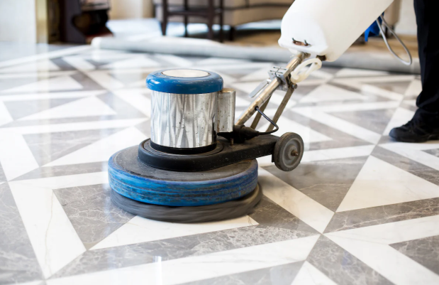 How a Floor Polish Machine Helps Maintain Commercial Flooring Over Time