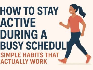 How to Stay Active During a Busy Schedule: Simple Habits That Actually Work