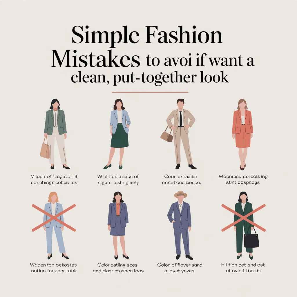 Simple Fashion Mistakes to Avoid if You Want a Clean, Put-Together Look Simple Fashion Mistakes to Avoid if You Want a Clean, Put-Together Look