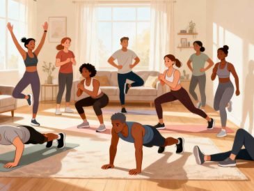 No Gym, No Gear : 7 Easy Home Workouts for Beginners Without Equipment